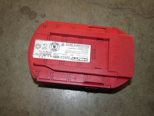Hilti 24v rechargeable battery b24/3.0 ni-mh high-capacity  mint  (577) for sale
