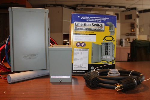 Connecticut Electric EmerGen Manual Transfer Switch Kit 10-7501G2KIT 10 circuit