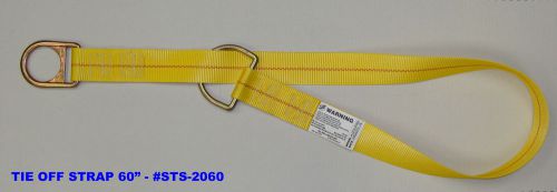Fall protection safety tie off strap 60&#034; sold as each- clearance! for sale