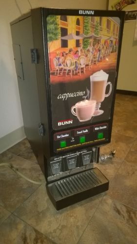 BUNN FMD-3 Powdered cappuccino hot chocolate drink commercial machine