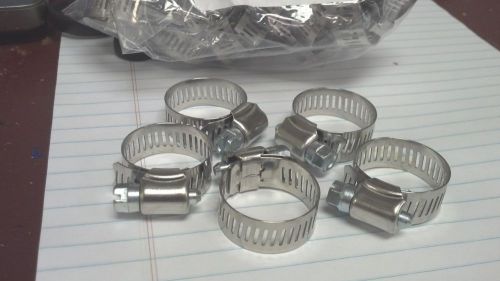 Clamps, clamp-worm,  adjustable stainless, 1/2&#034; to 1-5/8&#034;, part# 1055129 for sale