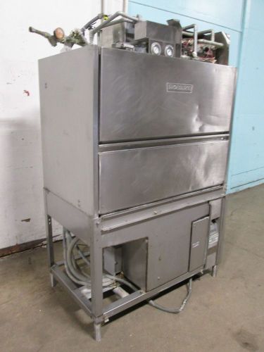 &#034;hobart&#034; commercial h.d. stainless steel high temp pots/pans manual dishwasher for sale