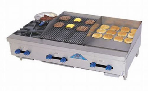 Comstock castle fhp48-18-1.5rb hotplate/griddle/char-broiler combination for sale