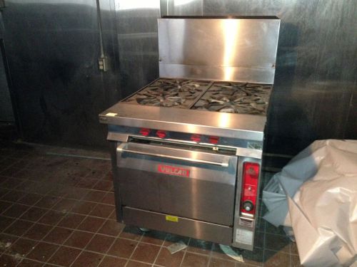 Vulcan gh45 heavy duty gas range and oven for sale