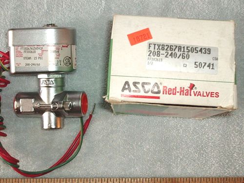 ASCO FTX8267A1505439 Steam Solenoid Valve Henny Penny Fryer 18721 208 / 240 volt