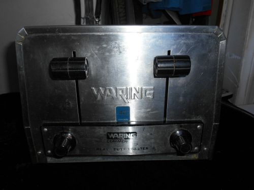 Waring commercial heavy duty stainless steel 4 slot toaster model# WCT800
