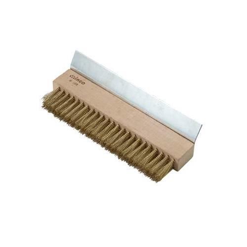 Winco br-10 brand new pizza oven brush with brass bristles for sale