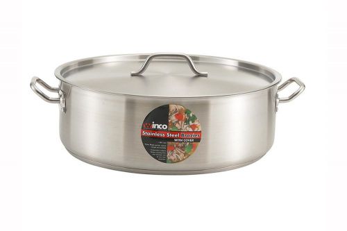 Brazier Casserole Pan, 15 Quart, Winco Model SSLB-15