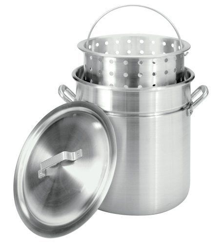 NEW! 42 Quart Aluminum Home Soup/Stew/Chili Broiling Stockpot W FREE SHIPPING!