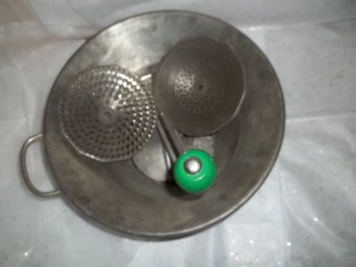 Vintage LT 3 RICER STRAINER FOOD MILL Made in France THREE Functions Graters