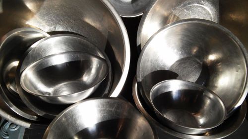 Stainless Steel Bowls Vollrath mixing prep ingredient **11 bowls**