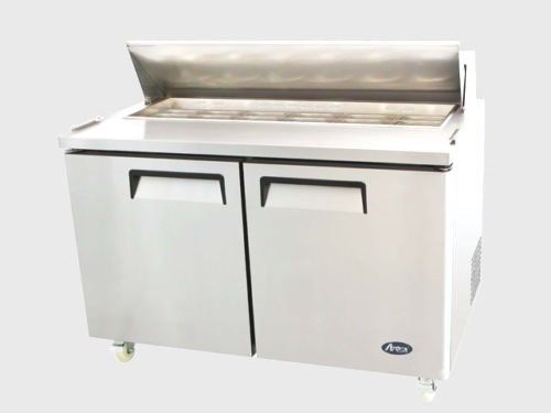 ATOSA STAINLESS 48&#034; 2 DOOR SANDWICH PREP  MSF8302 ,FREE SHIPPING !!!