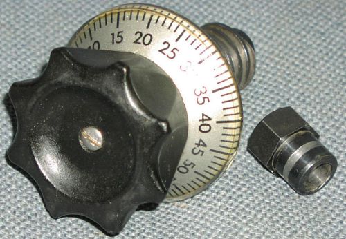 Hobart Slicer part 512 Indexing cap, dial, shaft &amp; worm
