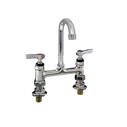 Encore deck mount faucet w/ 6&#034; centers and 3-1/2&#034; rigid goosneck spout for sale