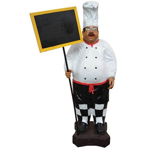 Chef menu board full size sidewalk restaurant cafe bar new free shipping for sale
