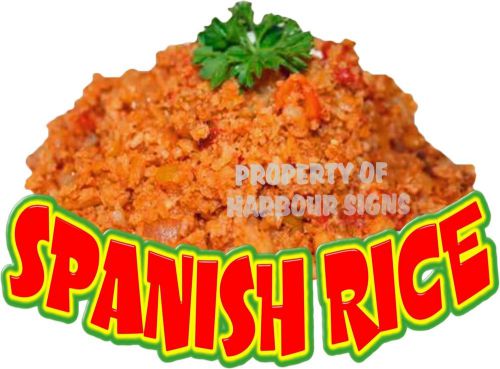 Spanish Rice Decal 14&#034; Mexican Food Truck Concession Restaurant Vinyl Sticker