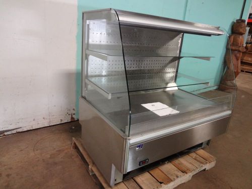&#034; ifi &#034; commercial h.d. 51&#034;w open lighted cold display case merchandiser for sale