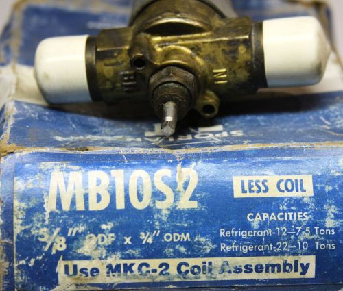 Sporlan-mb10s2 solenoil valve/5/8 odf x 3/4 odm- for mkc coils-new for sale