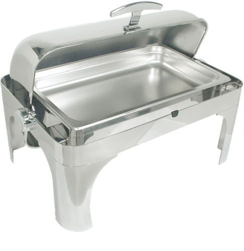 Adcraft LI-8 Heavy Stainless Oblong Chafing Dish 8QT