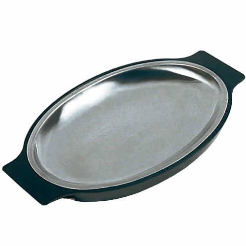 Sizzling platter stainless steel (new) 11&#039; by 8&#034; for sale