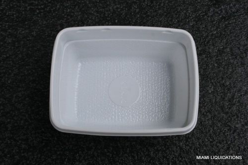 Case of 1000 Rectangular Soup Bowl 8oz Container plastic disposable Dinex DXTT20