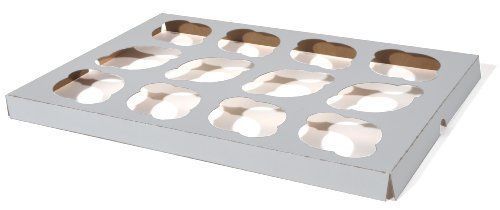 Clay ted kraft paperboard 12 nt cupcake insert 13 7/8&#034; length 9 7/8&#034; for sale