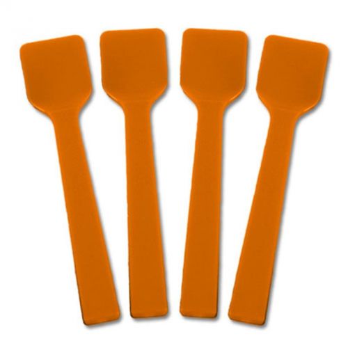 Orange Plastic Gelato Spoons - 3,000 / Case