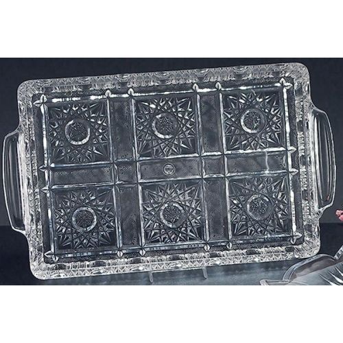 Crystalware Tray 8-1/2&#034; x 14&#034; Oblong Royal Industries NC 170 CLR - Set of 12