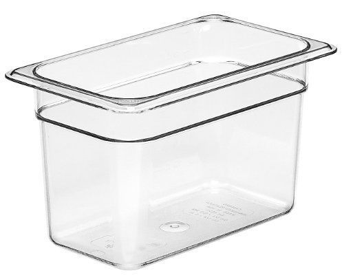 NEW Cambro Camwear 46CW135 Food Pan  1/4 by 6-Inch  Clear