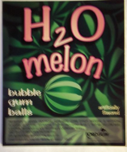 850 1&#034; Gumballs Watermelon Flavored Bulk Vending Gum
