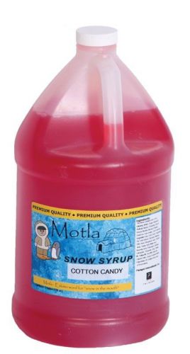 Motla cotton candy sno-cone syrup (one gallon) for sale