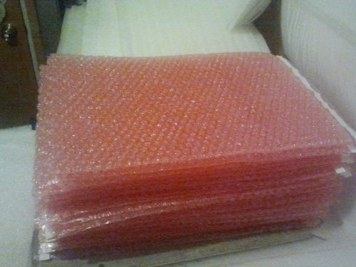 50 - 10&#034; x 15.5&#034; anti-static pink bubble wrap bags/pouch self sealing discounted for sale