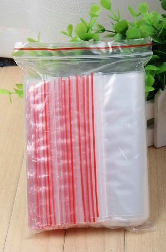 8X12CM ZipLock Bags small reclosable clear poly plastic Seal 80mmX120mm Packing