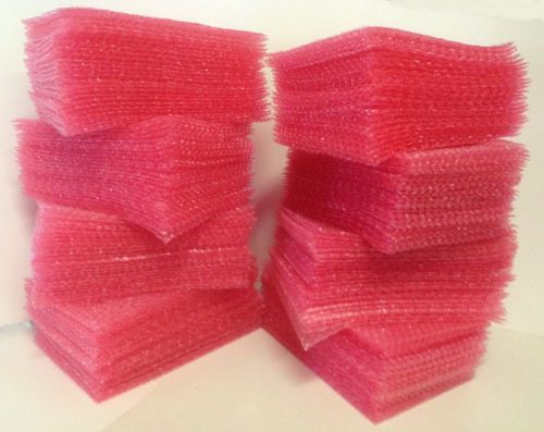 200 BAGS  ---  8 INCHES by 12 INCHES  PINK BUBBLE BAGS  POUCH  WRAPPING