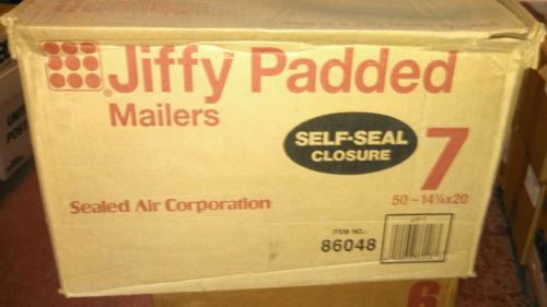 Jiffy Padded Mailer Envelopes size #7 (50 pcs. per case)