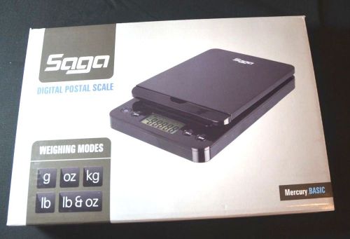 Saga postal scale 66lb x 0.1oz digital shipping scale weight postage w/ac in usb for sale