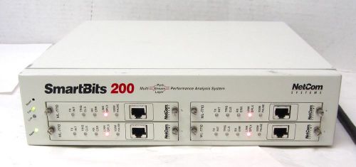 Spirent SmartBits 200 4-Slot Chassis Performance Analysis System Portable 53083