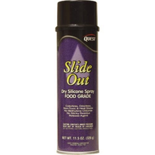 Questvapco 5380 slide out dry silicone spray (food grade) for sale