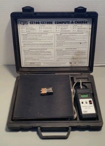 CPS CC100/CC100E Compute-A-Charge High Capacity Charging Scale Refigerant