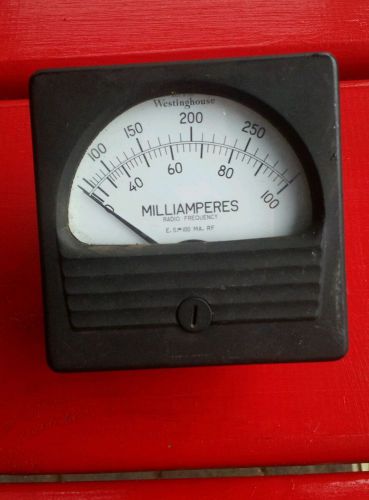 Westinghouse Milliamperes Radio Frequency Type-351 Style 1957115