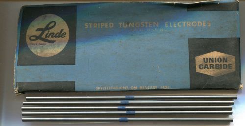 5/32&#034; TUNGSTEN ELECTRODES *(LOT OF 5 PCS) 1% THORIATED 7&#034; LONG NEW *MADE IN USA!