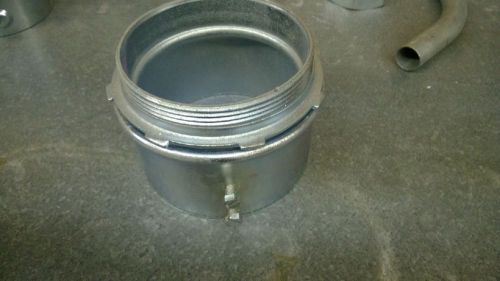 Rigid 4-1/2&#034; aluminum conduit compression coupler emt set screw new for sale
