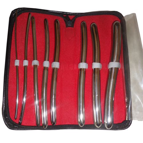 Hegar Uterine Dilator Set, Double Ended, (3-5mm to 17-18mm) Gynecology Surgical