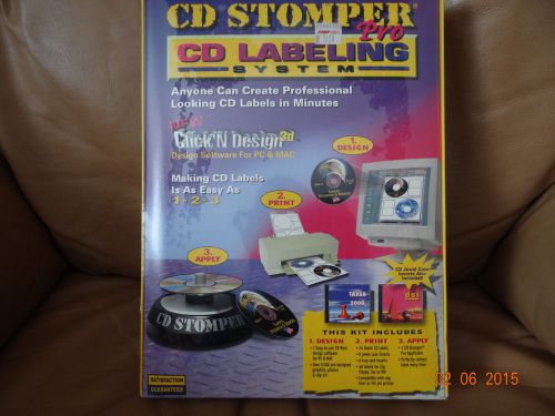 New, sealed cd stomper pro labeling system by avery : ink / laser,  for pc / mac for sale