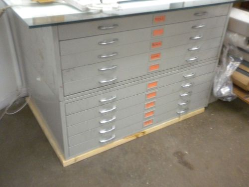 (2) drawer flat files for sale