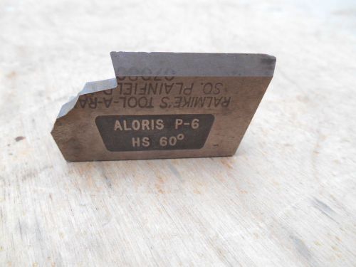ALORIS  P-6 HSS  60 DEGREE THREADING BLADE