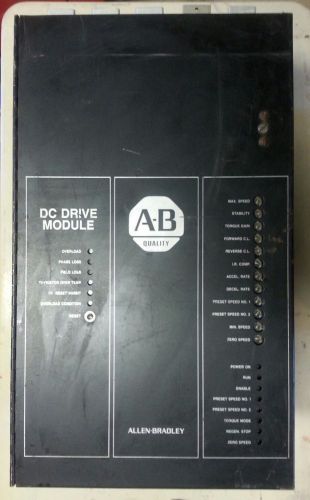 ALLEN BRADLEY 250A 1370 DC DRIVE MODULE 1370DDM-250