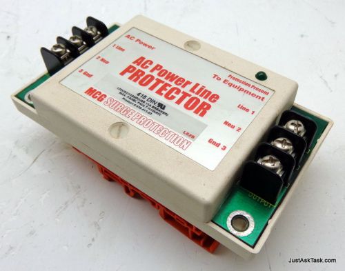 MCG 439-415-03 AC Power Line Protector 120 VAC 15A DIN Rail