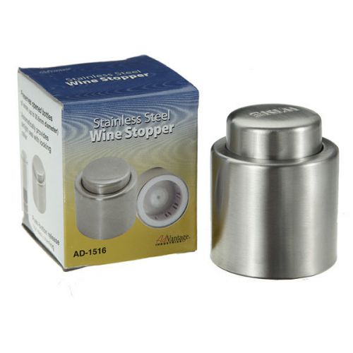 New stainless steel vacuum sealed wine bottle stopper for sale
