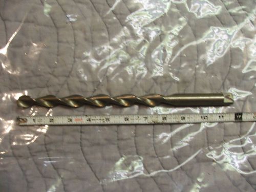 taper length straight shank bendix twist drill bit 21/32&#034; 11 3/4 inch oal v